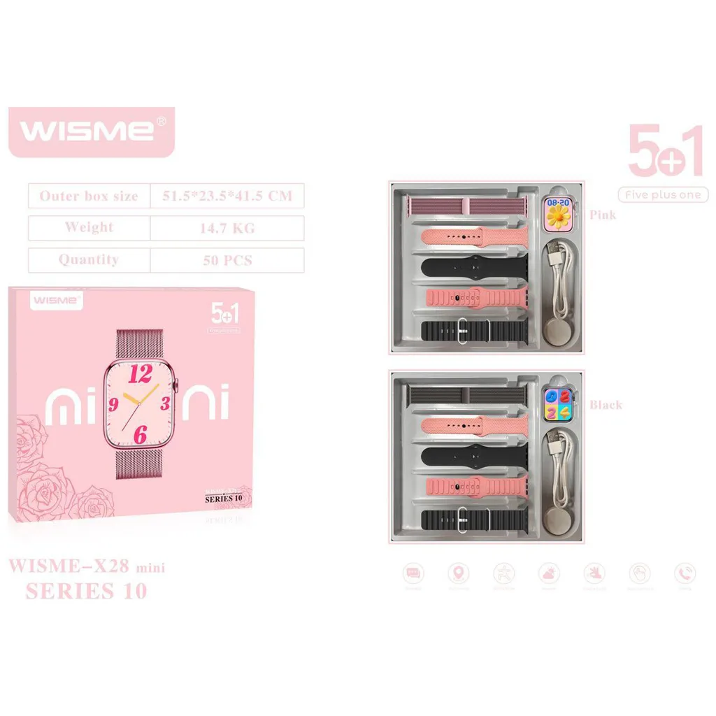 ساعت هوشمند طرح اپل واچ مدل WISME-X28 Mini